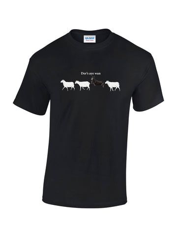 T-shirt with Der's Aye Wan Print