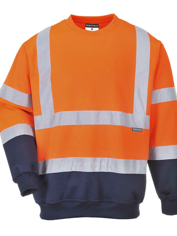 Portwest B306 Two Tone Hi-Vis Sweatshirt