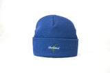 Cuffed Beanie with Shetland Map Embroidery