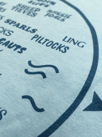T-shirt with Wha's Du Seekin Print