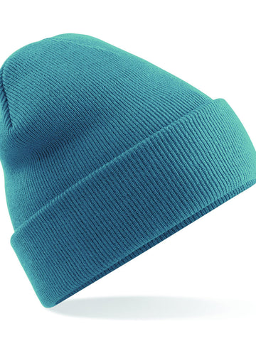 Cuffed Beanie with Shetland Pony Embroidery