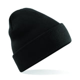 Cuffed Beanie with Cute Viking Embroidery