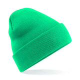 Cuffed Beanie with Flying Puffin Embroidery