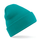 Cuffed Beanie with Shetland Flag Oblong Embroidery