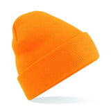 Cuffed Beanie with Cute Viking Embroidery