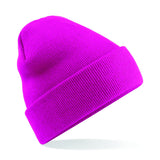 Cuffed Beanie with Flying Puffin Embroidery