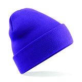 Cuffed Beanie with Flying Puffin Embroidery