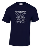T-shirt with Shetland Wadder Diagram Print