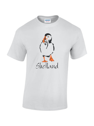 T-shirt with Puffin Print