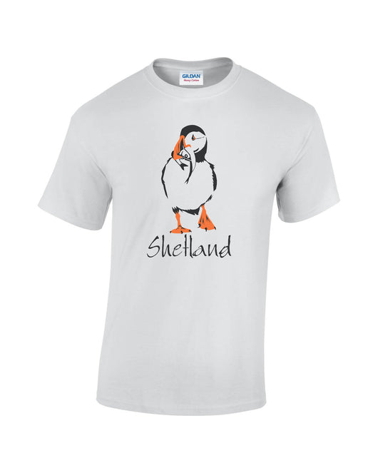 T-shirt with Puffin Print - Main Image