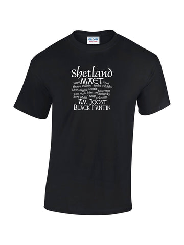 T-shirt with Shetland Maet Print