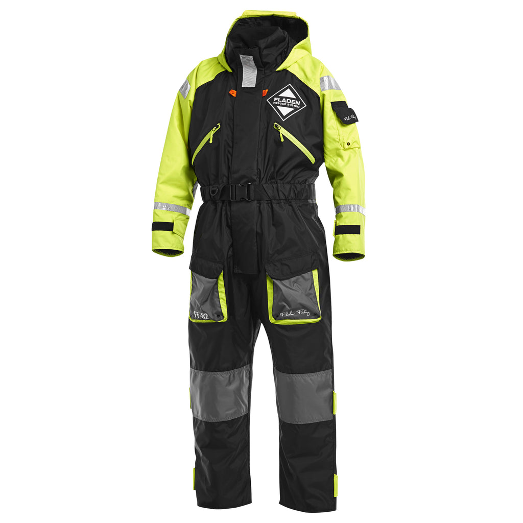 Fladen 2 Piece Flotation Suit In Black - Jacket And Bib & Brace - Foto 5