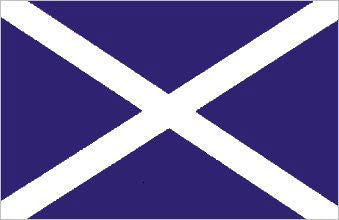 St Andrew Scotland Courtesy Flag 30x40cm