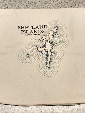 Embroidered Shetland Islands Cushion Cover
