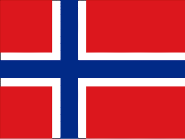 Norway Courtesy Flag 30x40cm